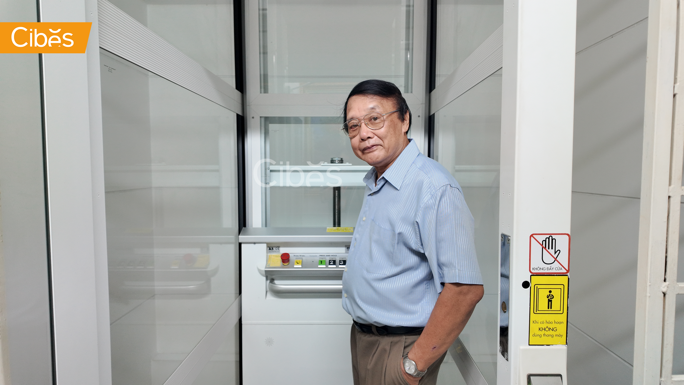 Phường Bến Thành, TP.HCM - Thang máy Cibes Ecosilent A4000 lắp đặt từ 2017 tại nhà ở sẵn lâu năm